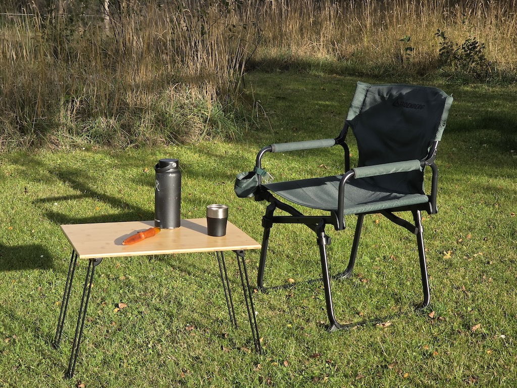 groenberg Boks eurobox table in use at the camper